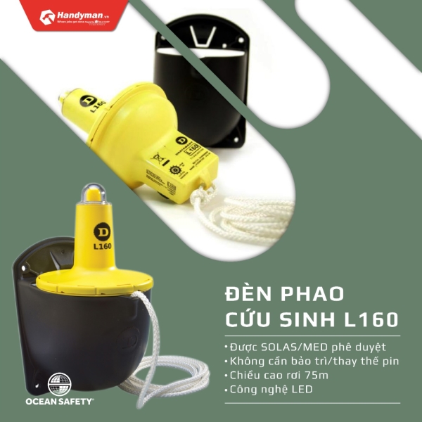 Đèn phao cứu sinh L160 - Thiết Bị Hàng Hải Đỗ Lê Vũ - Công Ty CP Đầu Tư Thương Mại Dịch Vụ Và Tư Vấn Đỗ Lê Vũ - DLV CORPORATION